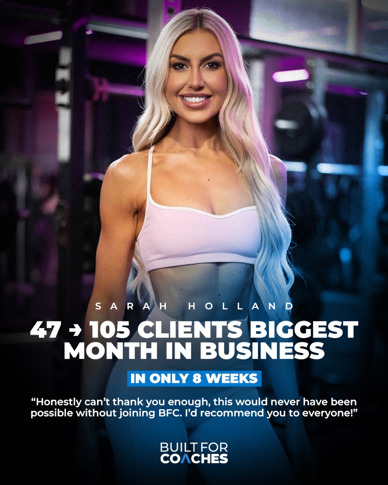 Sarah Holland client result